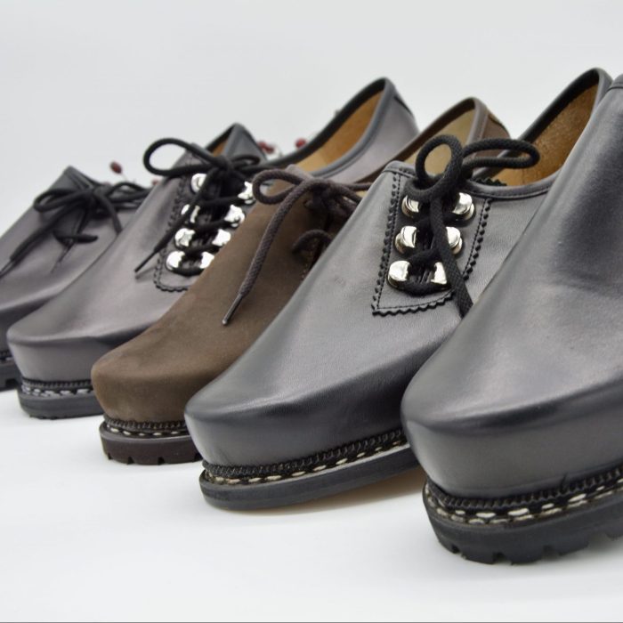 Obermüller Lukas Hirschler Produktfoto handgefertigte Schuhe Trachtenschuhe Filzstiefel Modeschuhe